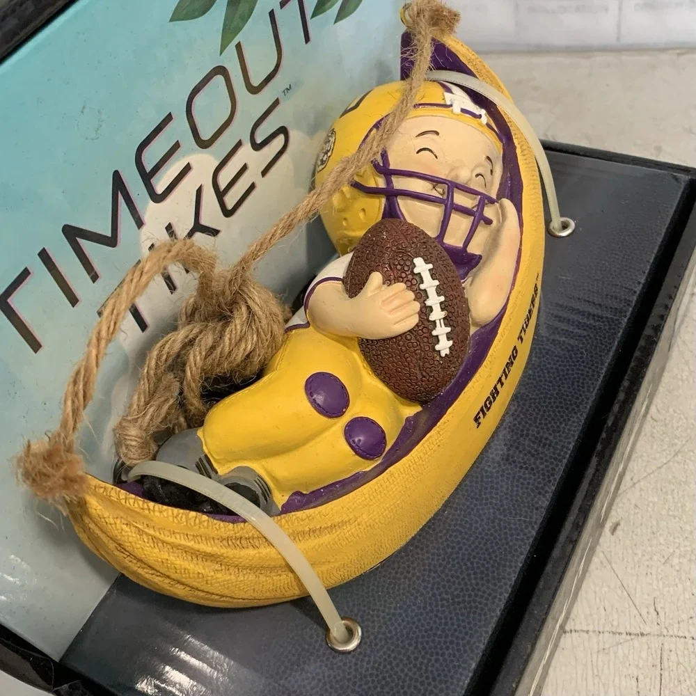FOCO LSU Tigers Football Hanging Hammock Figurine Decor w/ Box NCAA NEW